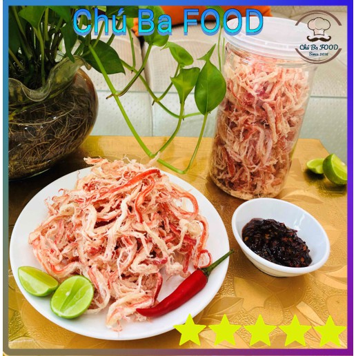 Mực Hấp Dừa Xé Sợi 🦑Chú Ba FOOD🦑 | Mực thật - Mềm, Dai, Ngon, Chất lượng 300G(Cả Hộp)