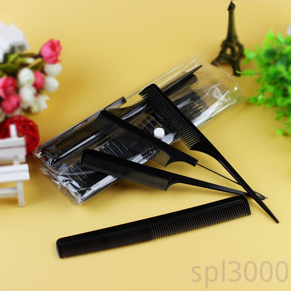 Set 10 lược răng thưa tạo kiểu tóc dành cho nam nữ