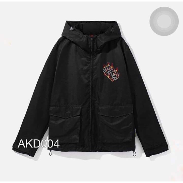 &lt;FREE SHIP&gt; Áo khoác vải dù 2 lớp chất xịn, dày dặn, y ảnh