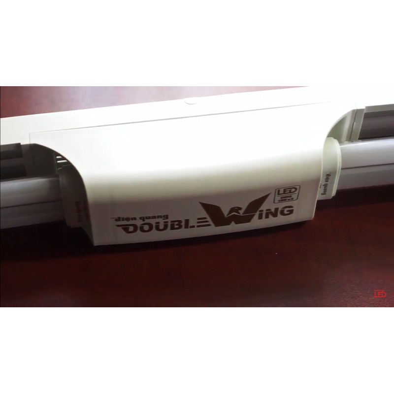 FREE SHIP Bộ đèn Led Doublewing Điện Quang ĐQ Thủy Tinh 12x2, 18x2 Hàng Chính Hãng