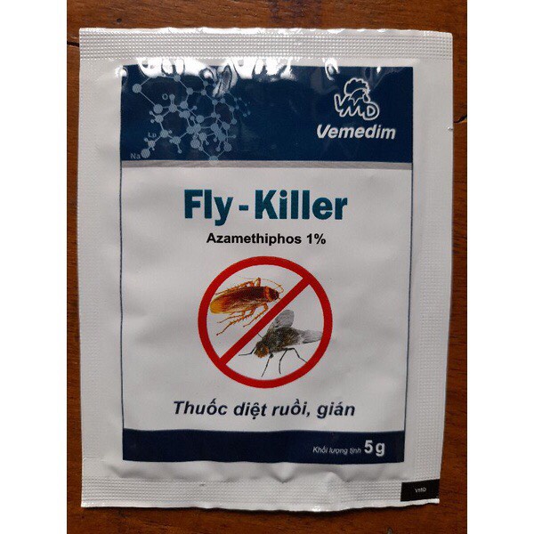 Thuốc diệt ruồi gián Fly killer (5gam/gói)