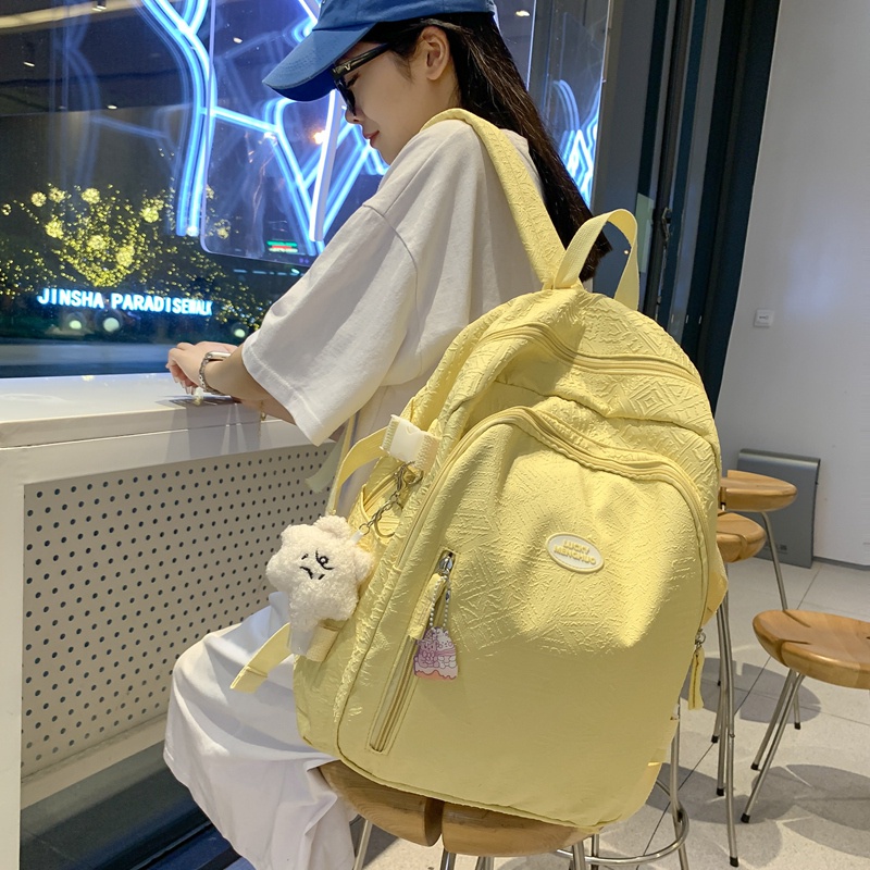 Balo Prettyzys phong cách Hàn Quốc thời trang 2022 cỡ 14inch dành cho nữ sinh