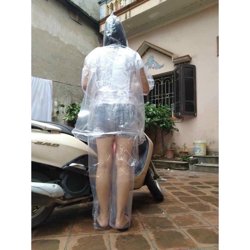 Áo mưa Bộ trong suốt.Loại to dài ko thấm nước.Siêu rẻ siêu bền