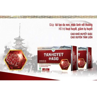 Tan Huyet Hado (Long Huyết PH) – Giúp Làm Tan Vết Bầm Tím – Mau Lành Vết Thương – Huyết Giác - Hộp 30 Viên