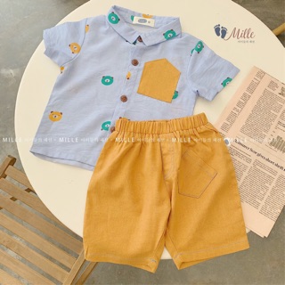 SET BỘ SƠ MI BÉ TRAI SIÊU ĐẸP