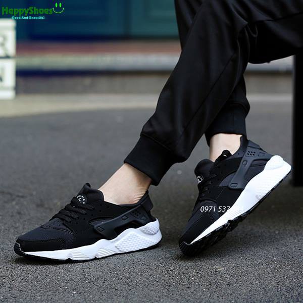 Giầy Sneaker niike Huarache đen trắng VN XK.