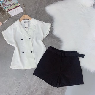 Set Áo kiểu kèm quần đũi