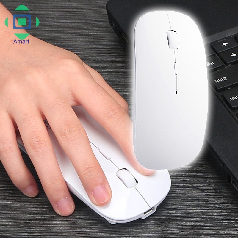 (Shop Amart) Chuột không dây Bluetooth siêu mỏng kèm dây sạc USB | BigBuy360 - bigbuy360.vn