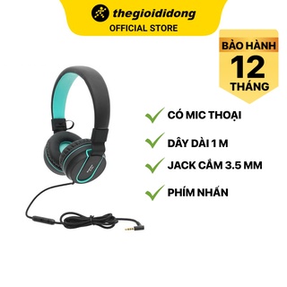 Tai nghe chụp tai kanen ip-952 đen xanh - chính hãng bh 12 tháng