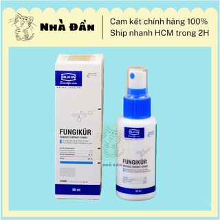 Xịt trị nấm chó mèo Fungikur (chính hãng)