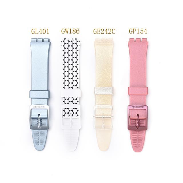 Dây Đồng Hồ Đeo Tay Swatch Red Gr709 Bằng Silicon 17mm Gl401 Blue Gs702 Màu Sắc Đa Dạng