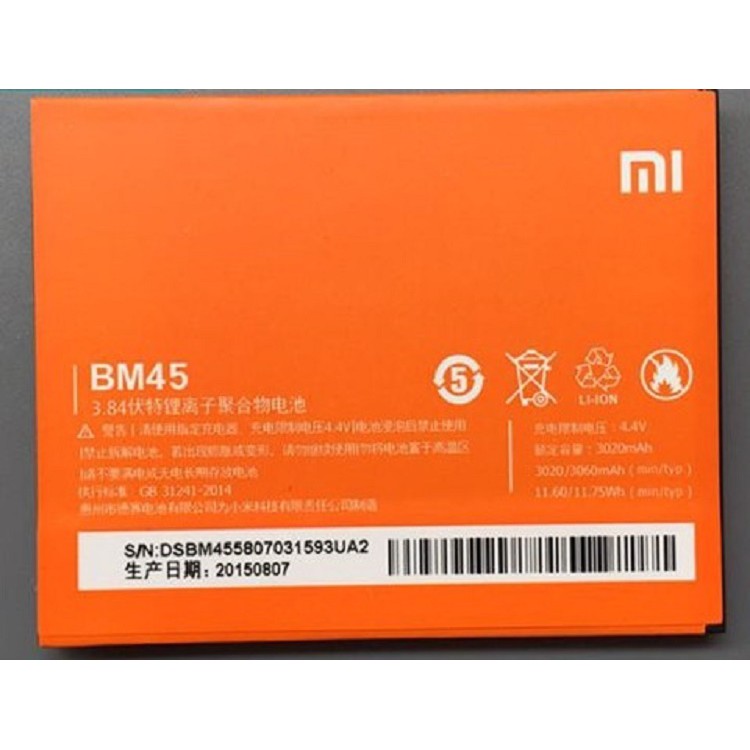 Pin Xiaomi Redmi Note 2 hàng chính hãng