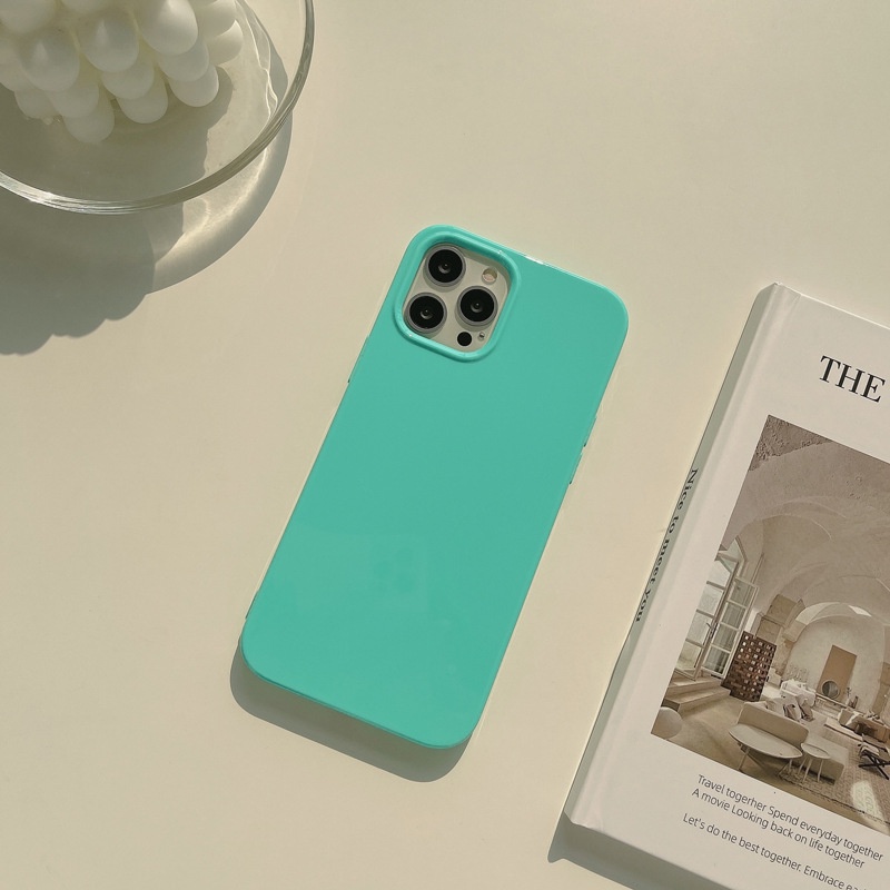 Ốp lưng iphone Ốp Điện Thoại Silicon Dẻo Dày Dặn Màu Dạ Quang Cho iPhone 11 13 XS XR 12Pro Max Dinuo case-III