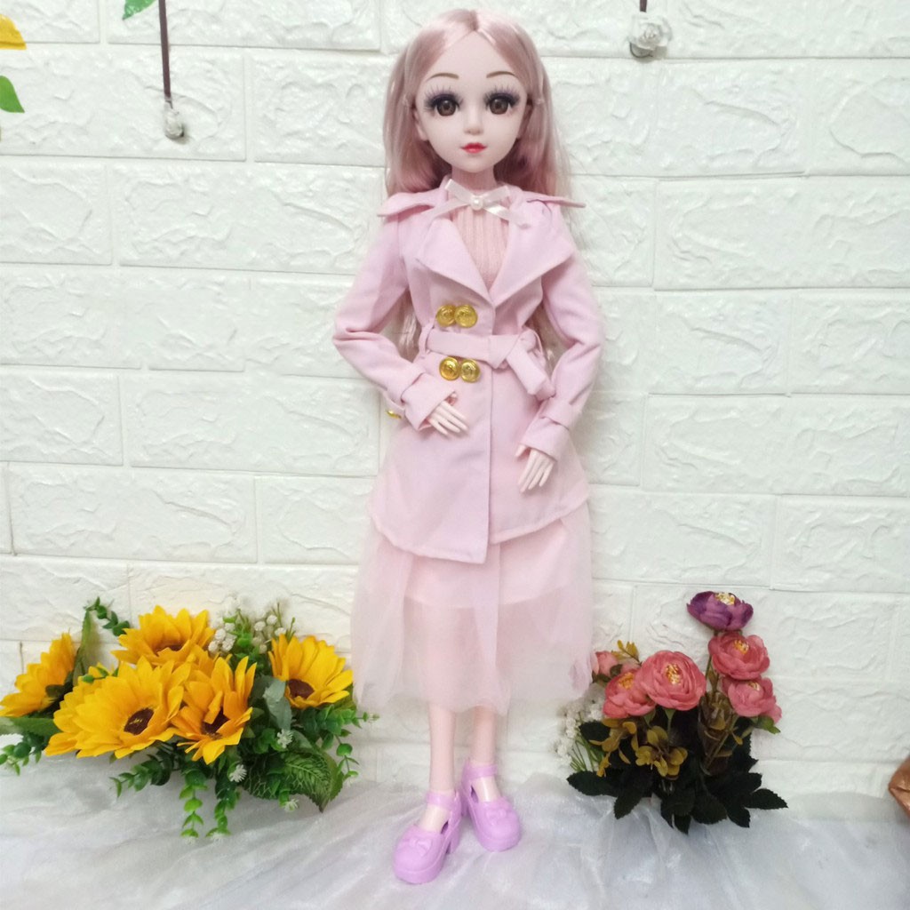 Váy Búp Bê BJD Cao 60cm - Sét Váy Thu Đông