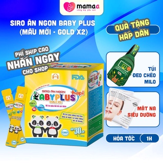 Siro Ăn Ngon Babyplus (New) Cho Bà Bầu, Trẻ Em - Siro Hết Táo Bón, Biếng Ăn, Tăng Cân, Ăn Ngon Ngủ Ngon Cho Bé