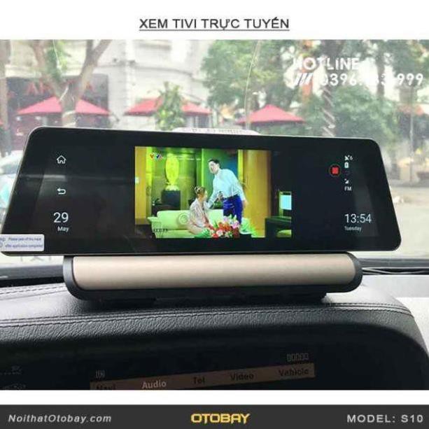 [Giảm giá]  [RẺ SỐ 1 SHOPEE] Camera hành trình Taplo 10 inc Android/4G/GPS/Wifi/ADAS VietMap