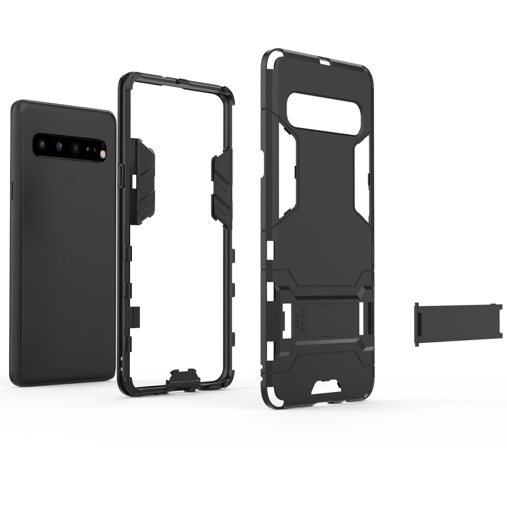 Samsung Galaxy S10 5G Ốp lưng Chống Sốc Iron Man Cao Cấp giá đỡ xem phim