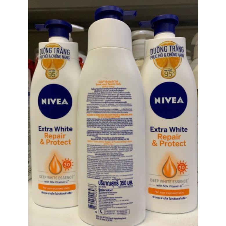 Sữa Dưỡng Thể NIVEA Trắng Da 350ml và 400ml