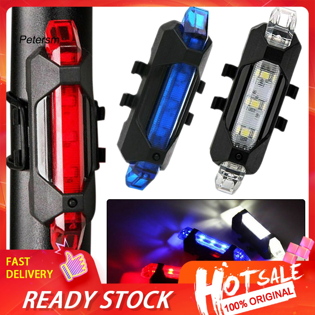 Đèn Đuôi Xe Đạp Leo Núi Sạc Usb