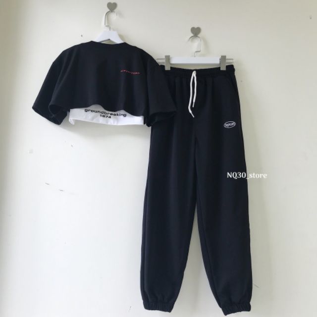 SET AO CROPTOP NEWYORK | BigBuy360 - bigbuy360.vn