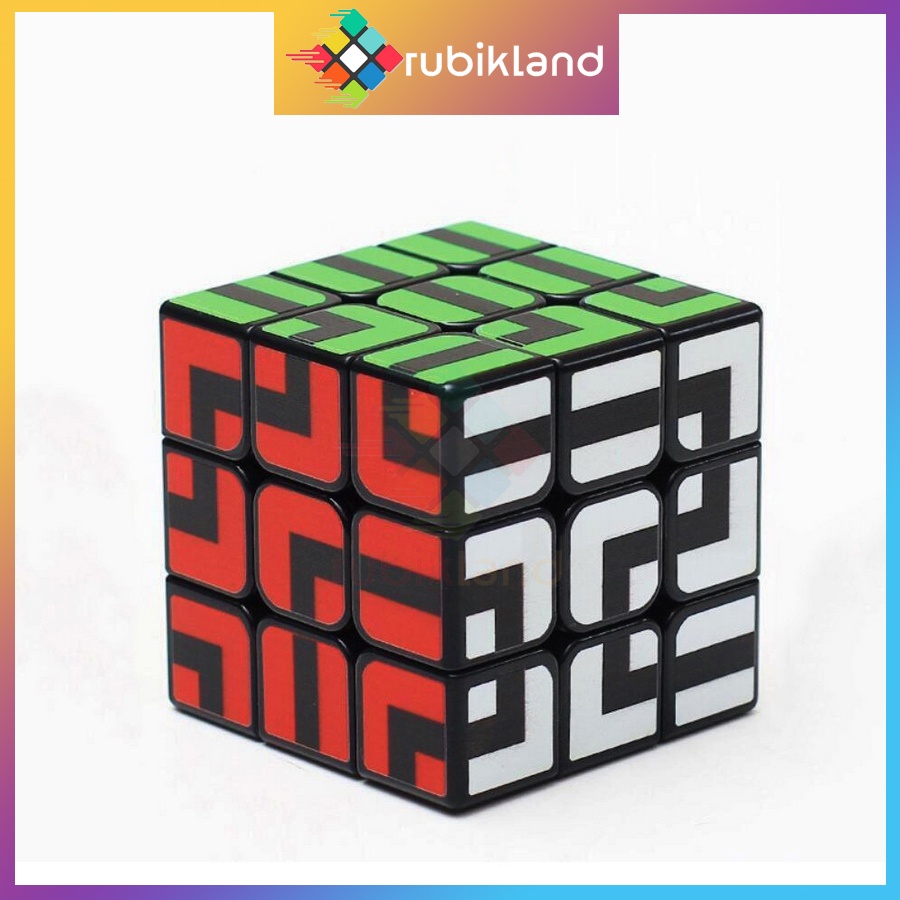 Rubik Biến Thể Z-Cube Maze Cube 3x3 Rubic Mê Cung Đồ Chơi Trí Tuệ Trẻ Em