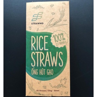 ỐNG HÚT GẠO RICE STRAWS TIÊU CHUẨN XUẤT KHẨU 100% ECO DRIENDLY