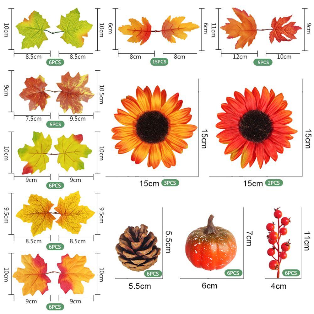 YNATURAL Dây Mây Hình Hoa Hướng Dương Trang Trí Phòng Giáng Sinh