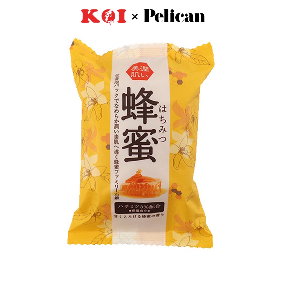 Xà phòng tắm chiết xuất từ mật ong Pelican Honey Soap 80g