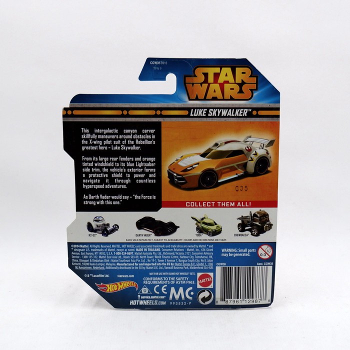 Hot Wheels Mô Hình Nhân Vật Luke Skywalker Trong Phim Star Wars