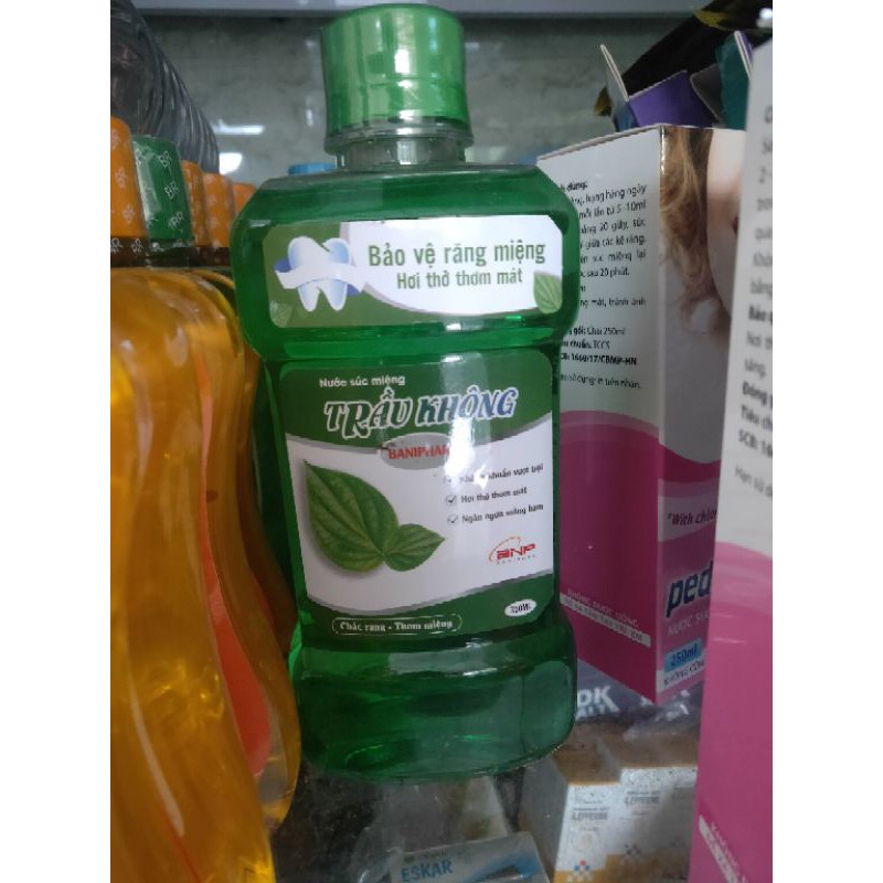 Nước súc miệng trầu không Trawrine-k