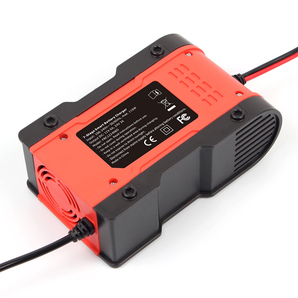 Bộ Sạc Bình Ắc Quy 7 Chế Độ 12V / 24V Chuyên Dụng Cho Xe Hơi / Xe Máy