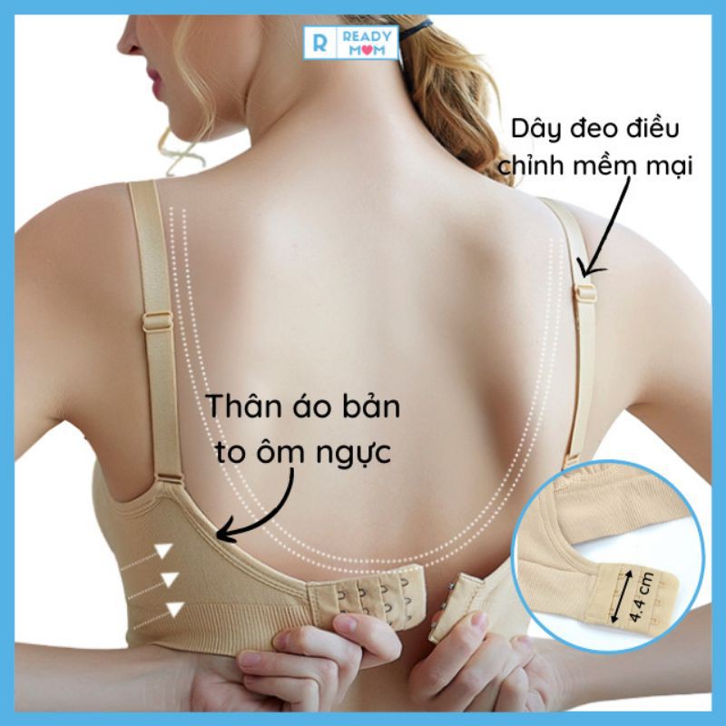 Áo Lót Bầu| Áo Ngực Cho Con Bú| Mềm Mại| Thoải Mái| Đệm Mút Rời| R01|Hàng Trung Quốc