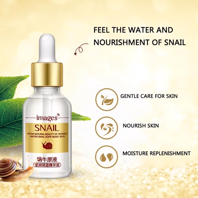 Serum dưỡng trắng mờ thâm rỗ trẻ hoá làn da giúp căng bóng tinh chất thiên nhiên ốc sên hàng nội địa Images