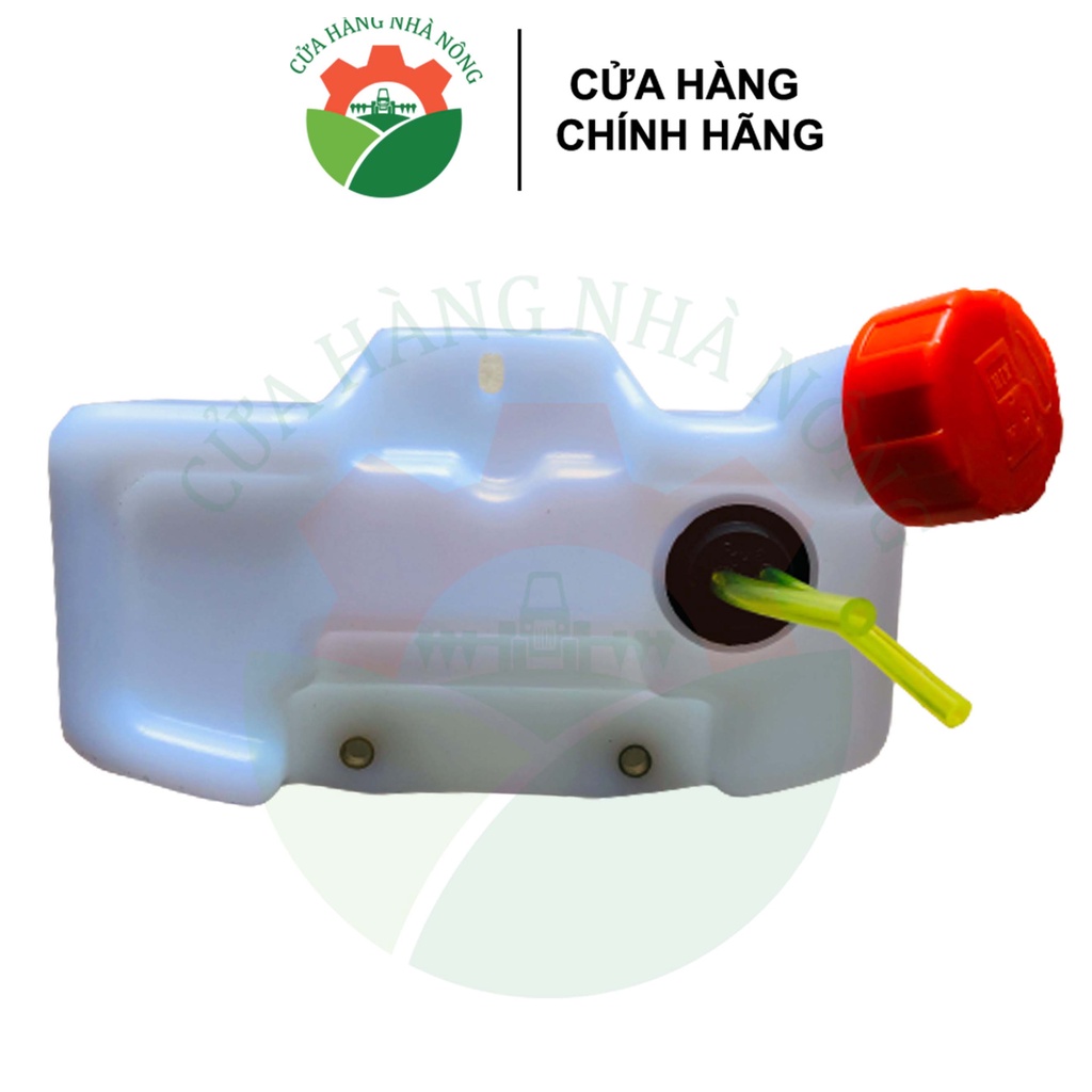 Bình xăng nhựa máy cắt cỏ 260 cổ dài loại 2 ốc