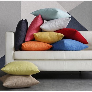 Gối tựa lưng sofa trơn một màu 45x45cm