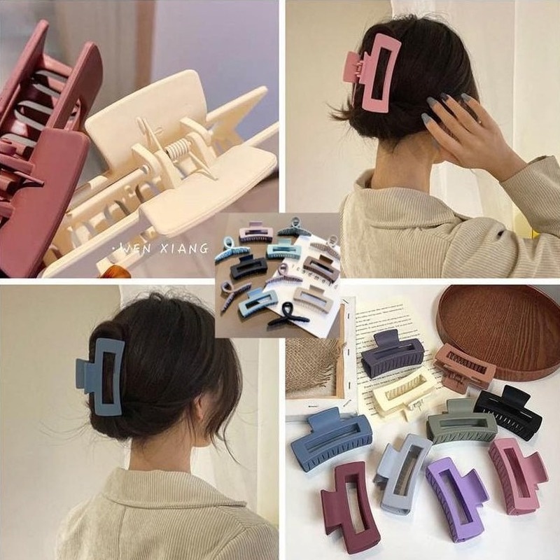 Kẹp tóc thiết kế đơn giản phong cách thời trang Hàn Quốc