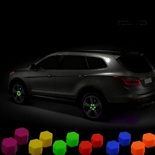 Bộ 20 nắp chụp con ốc bánh xe hơi trang trí bằng silicone 19mm