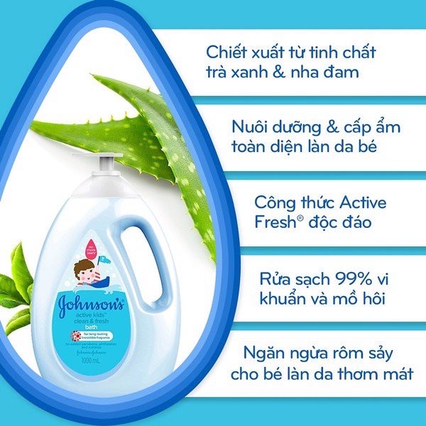 Sữa tắm johnson baby cho bé 1000ml date mới. - ảnh sản phẩm 7