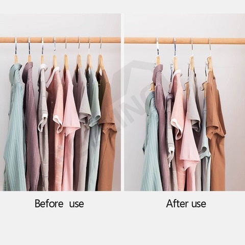 10 Set Móc Treo Đồ Bằng Nhựa Đa Năng Tiết Kiệm Không Gian