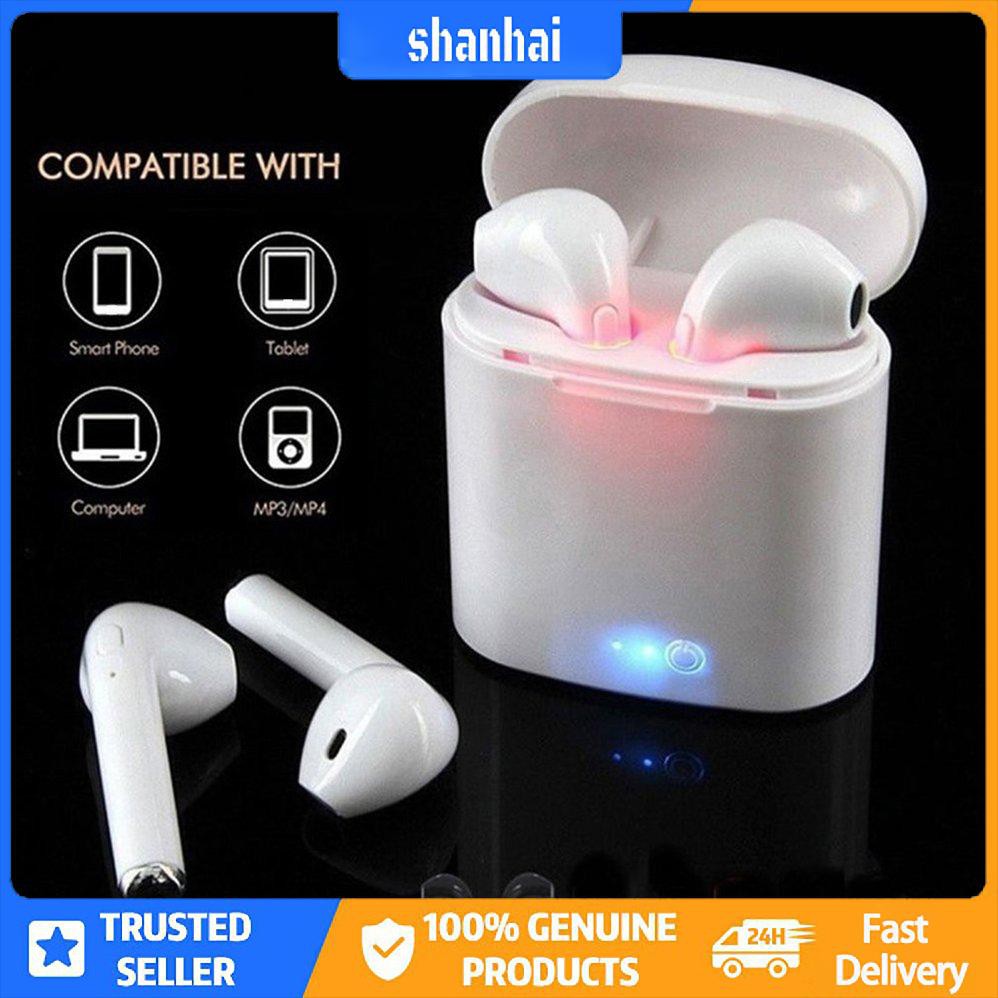 Tai nghe không dây I7S Mini Stereo Earphone Headphones Auto Matching