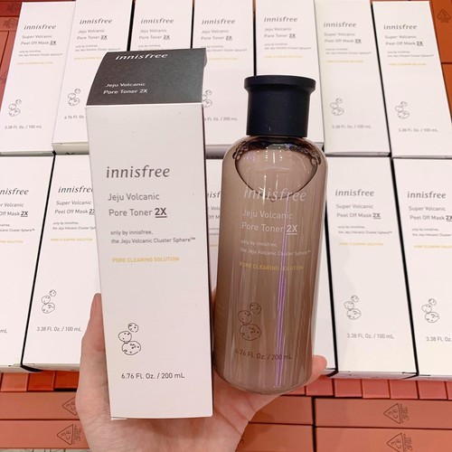 Nước hoa hồng Innisfree Jeju Volcanic Pore Toner 2X 200ml