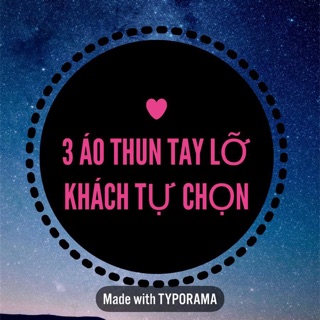 Combo 3 áo tự chọn