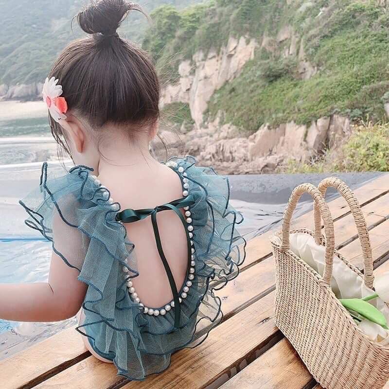 bikini đính ngọc siêu xinh cho bé