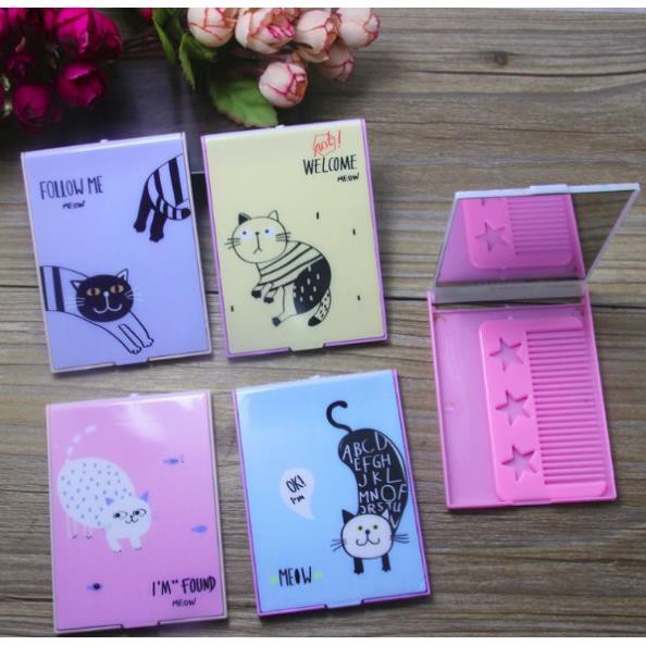 Bộ gương kèm lược kute