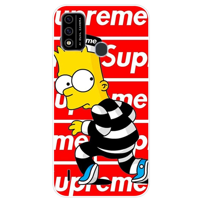 Ốp Điện Thoại TPU Silicon Mềm Họa Tiết Hoạt Hình Cho Itel A48 itelA48