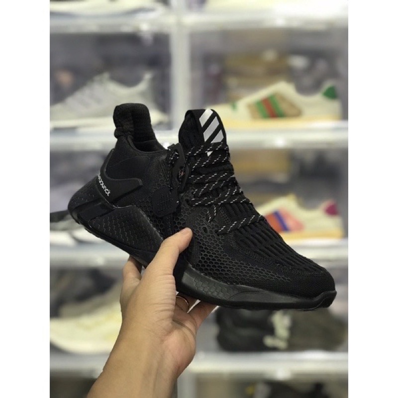 Giày thể thao sneaker Alphabounce Shoes 2020 mầu đen đế đen chất lượng mềm mịn