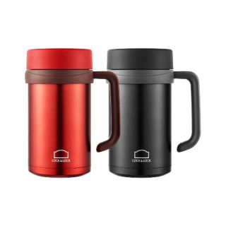 Big sale - Bình cốc giữ nhiệt nóng lạnh Lock & Lock 500ml có tay cầm