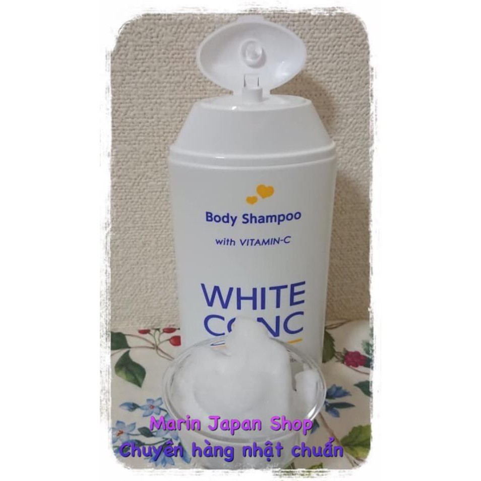 (MiNi) Sữa tắm dưỡng trắng da White Conc Body Vitamin C 360m