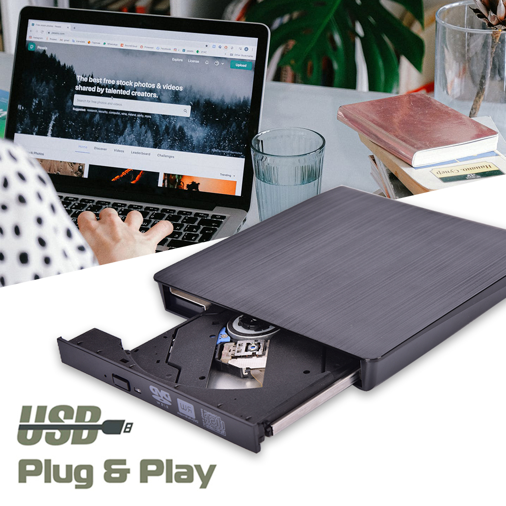 Ổ Đĩa Quang Đọc Đĩa Cd Dvd Kết Nối Usb | BigBuy360 - bigbuy360.vn