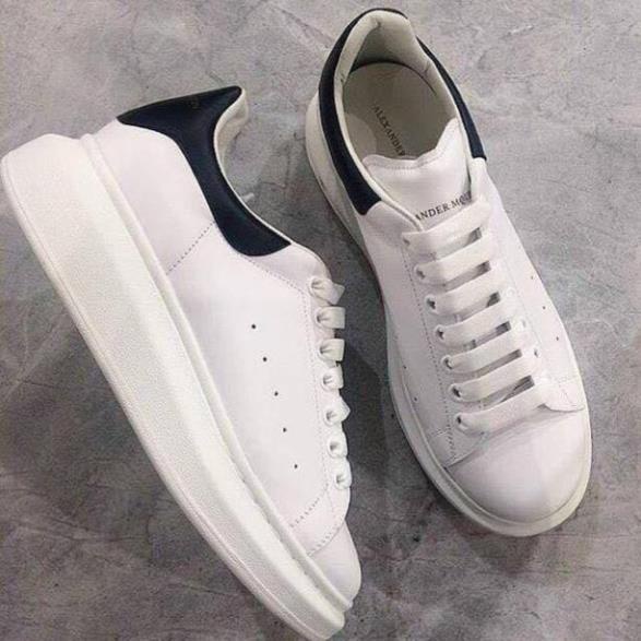 Giày thể thao, giày alexander Mcqueen gót đen Bản Dây to nam nữ đủ size 36-43 full box bill